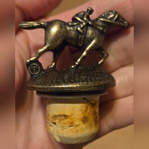 Blantons Bourbon Horse Bottle Stopper Original Topper Letter T Version